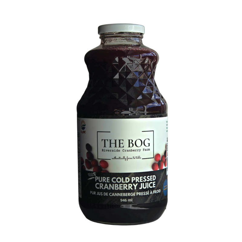 The Bog 100 Pure Cold Pressed Cranberry Juice 946ml