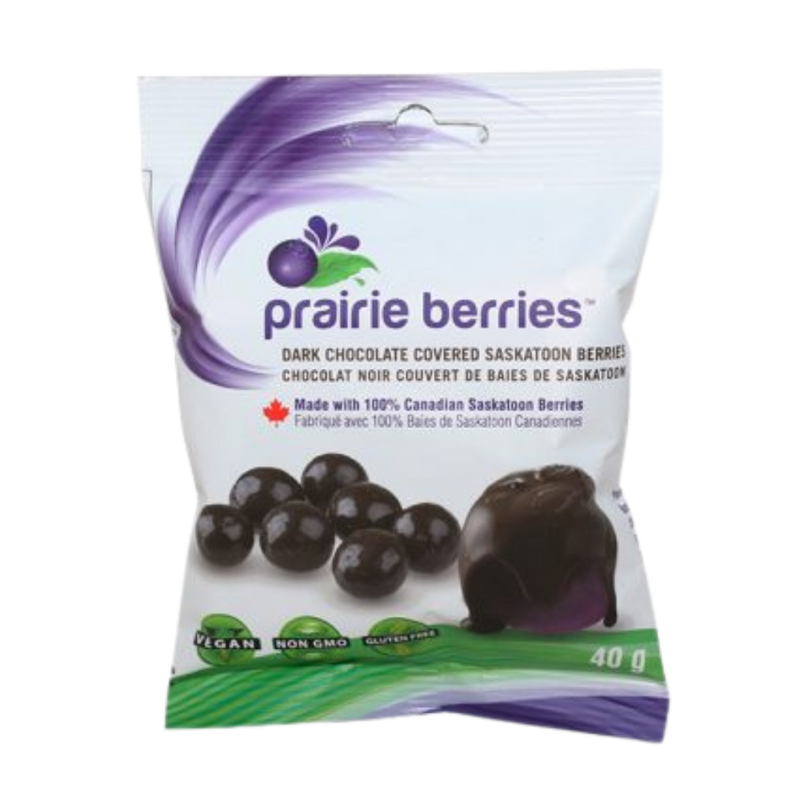 Prairie Berries - Dark Chocolate Covered Saskatoon Berries