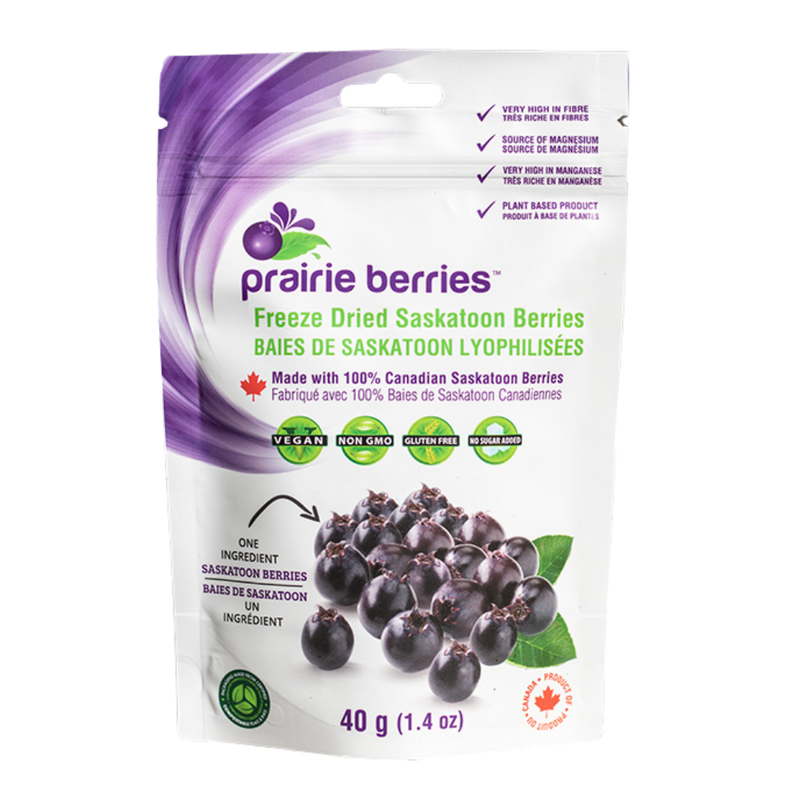 Prairie Berries - Freeze Dried Saskatoon Berries (40g)