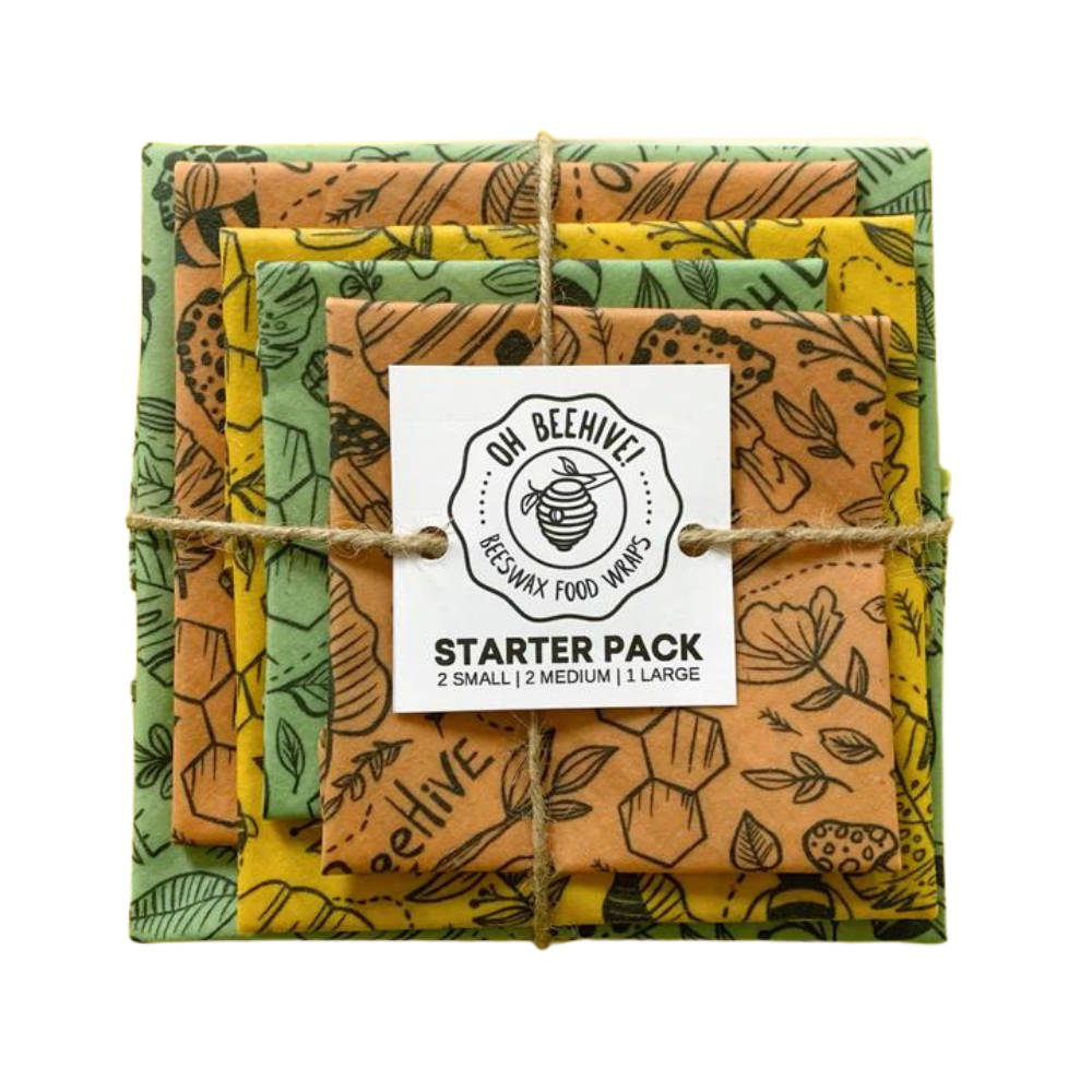 Oh Beehive - Beeswax Wraps (Starter 5 pack)