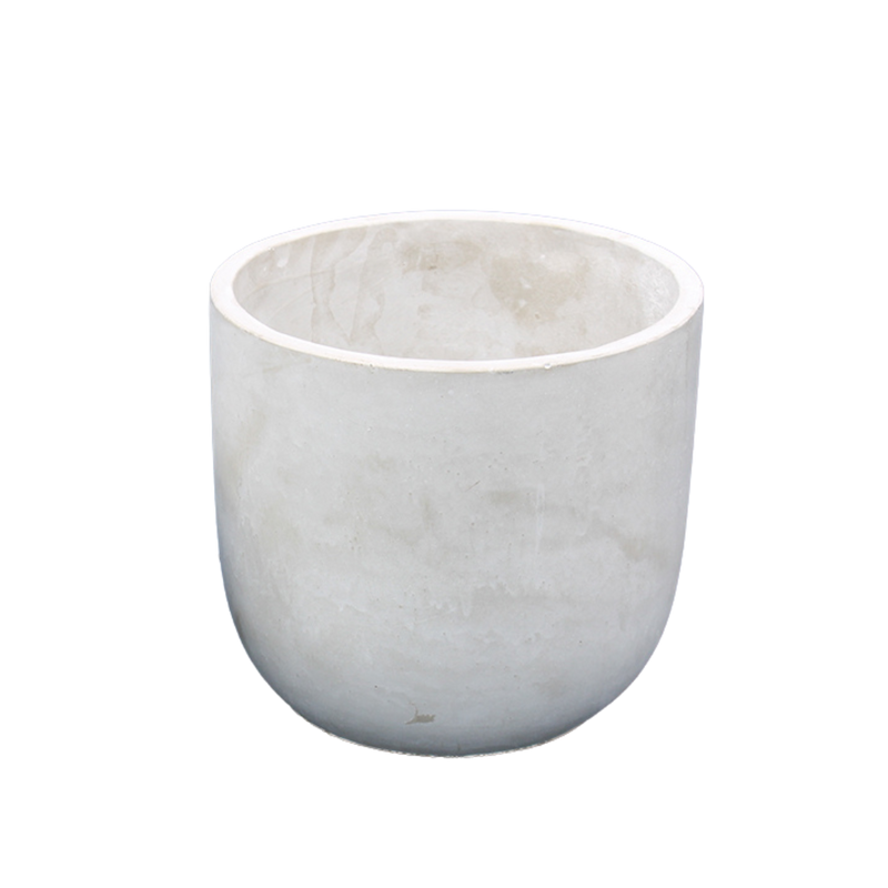 Planter - Cement Round Vase (4.75")