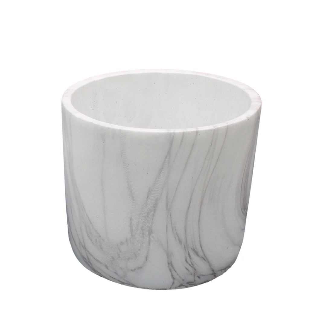 Planter - Marble Cement Vase (4.75")