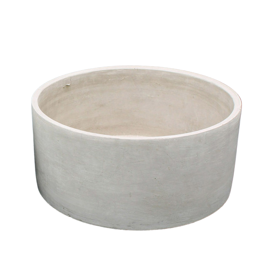 Planter - Cement Round Vase (4.5")