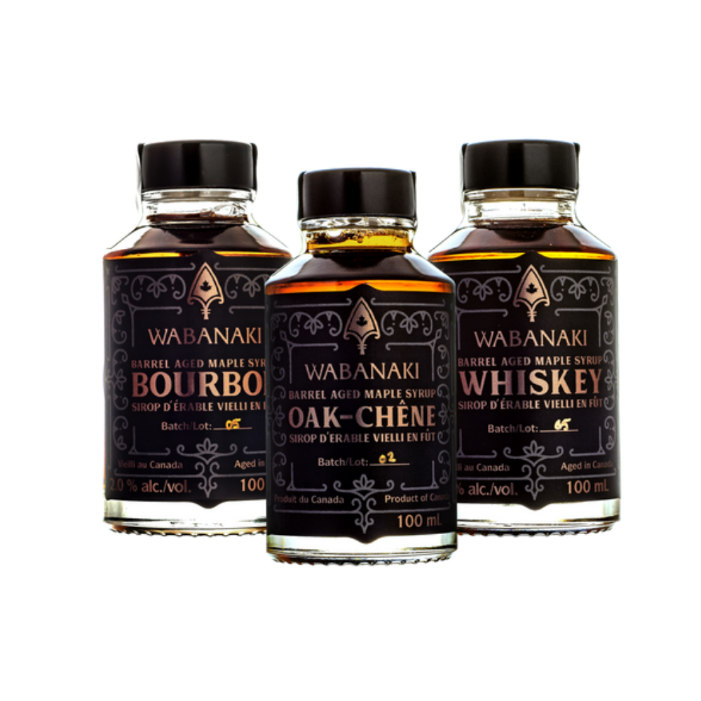 Wabanaki Maple - Barrel Aged Maple Syrup (Set of 3)