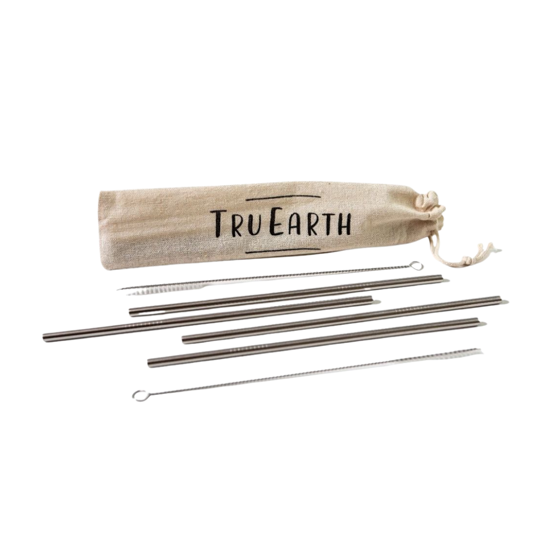 Tru Earth - Stainless Steel Straws (4 Pack)