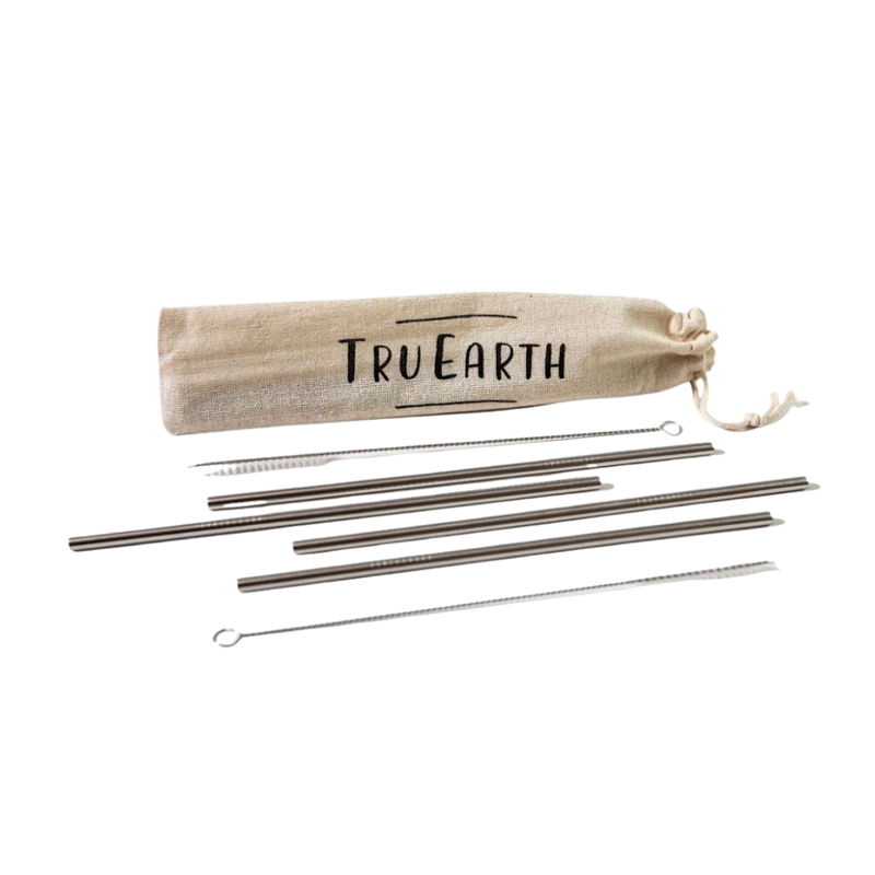 Tru Earth - Stainless Steel Straws (4 Pack)