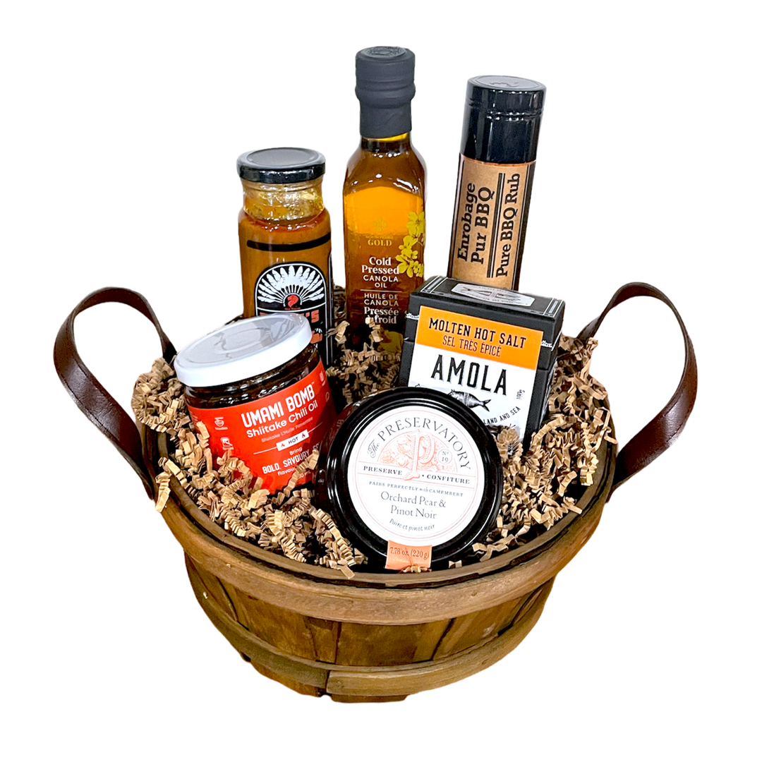 Gift Basket: Gourmet Condiments
